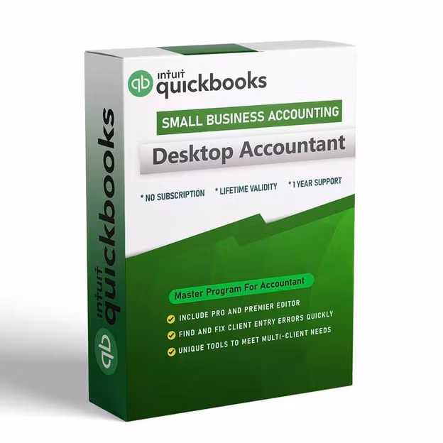 QuickBooks Desktop Accountant 2024 – Authentic License (1 User) | Guaranteed Activation